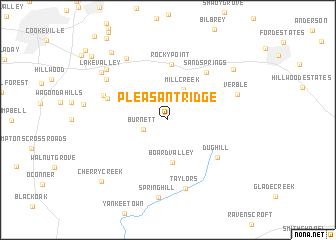 map of Pleasant Ridge