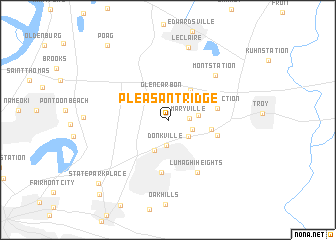 map of Pleasant Ridge