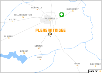 map of Pleasant Ridge