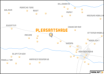 map of Pleasant Shade