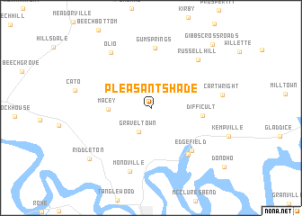 map of Pleasant Shade