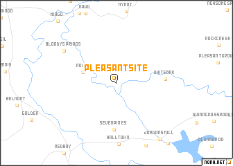 map of Pleasant Site