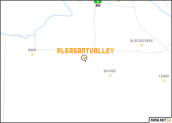 map of Pleasant Valley