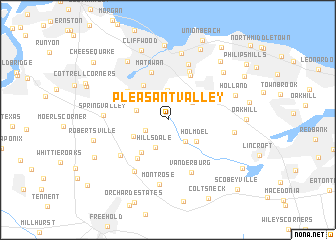 map of Pleasant Valley