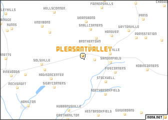 map of Pleasant Valley