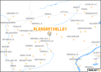 map of Pleasant Valley