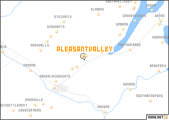 map of Pleasant Valley