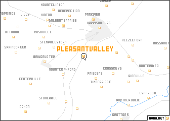 map of Pleasant Valley