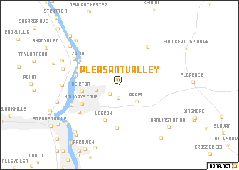 map of Pleasant Valley