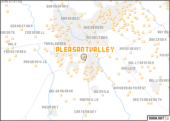 map of Pleasant Valley