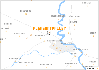 map of Pleasant Valley