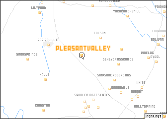 map of Pleasant Valley