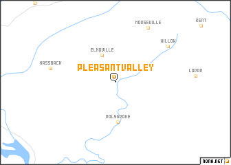 map of Pleasant Valley