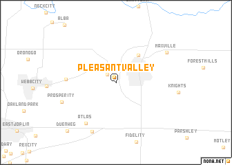 map of Pleasant Valley