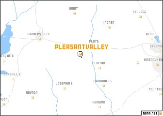 map of Pleasant Valley