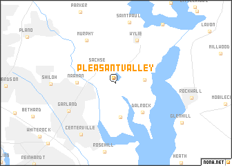 map of Pleasant Valley