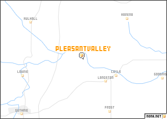 map of Pleasant Valley
