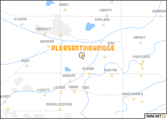 map of Pleasant View Ridge