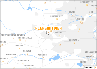 map of Pleasant View