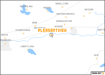 map of Pleasant View