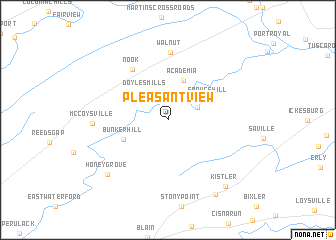 map of Pleasant View