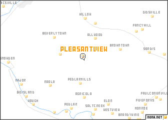 map of Pleasant View