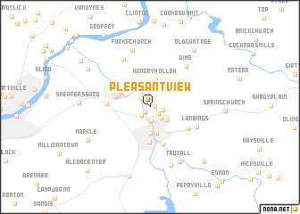 map of Pleasant View