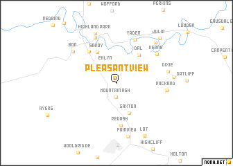 map of Pleasant View