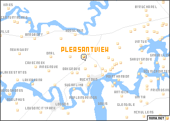 map of Pleasant View