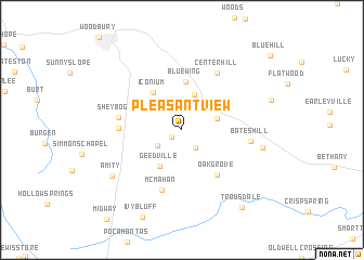 map of Pleasant View