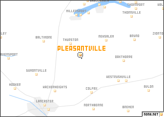 map of Pleasantville