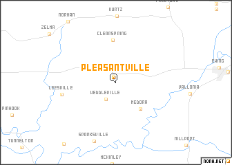 map of Pleasantville