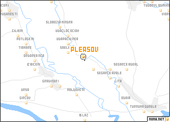 map of Pleaşov