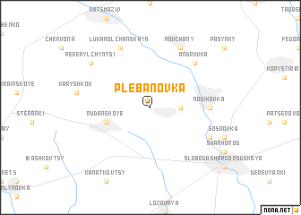 map of Plebanovka