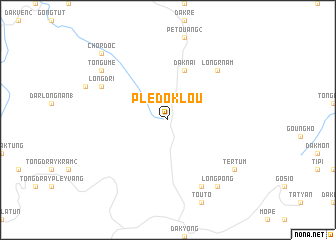 map of Ple Dok Lou