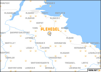 map of Pléhédel
