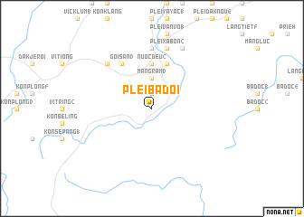 map of Plei Ba Doi