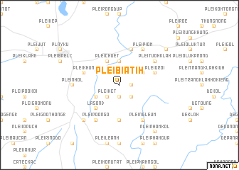 map of Plei Bia Tih