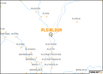 map of Plei Bloum