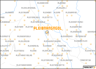 map of Plei B”nang Ngol