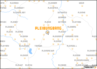 map of Plei Bung Bang