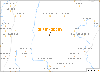 map of Plei Cha Kray