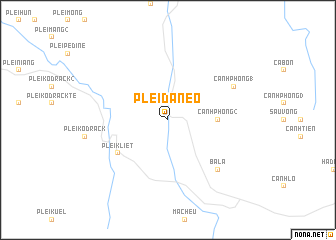 map of Plei Da Neo