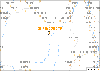 map of Plei Dar Baye
