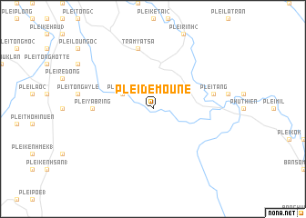 map of Plei Demoune