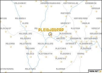 map of Plei Djo Drap