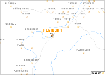 map of Plei Doan