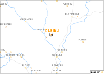 map of Plei Ðu