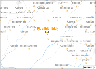 map of Plei Gong La