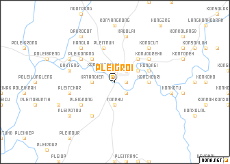 map of Plei Groi